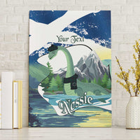 Personalised Nessie Scotland Canvas Wall Art Scottish Folklore Loch Ness Monster