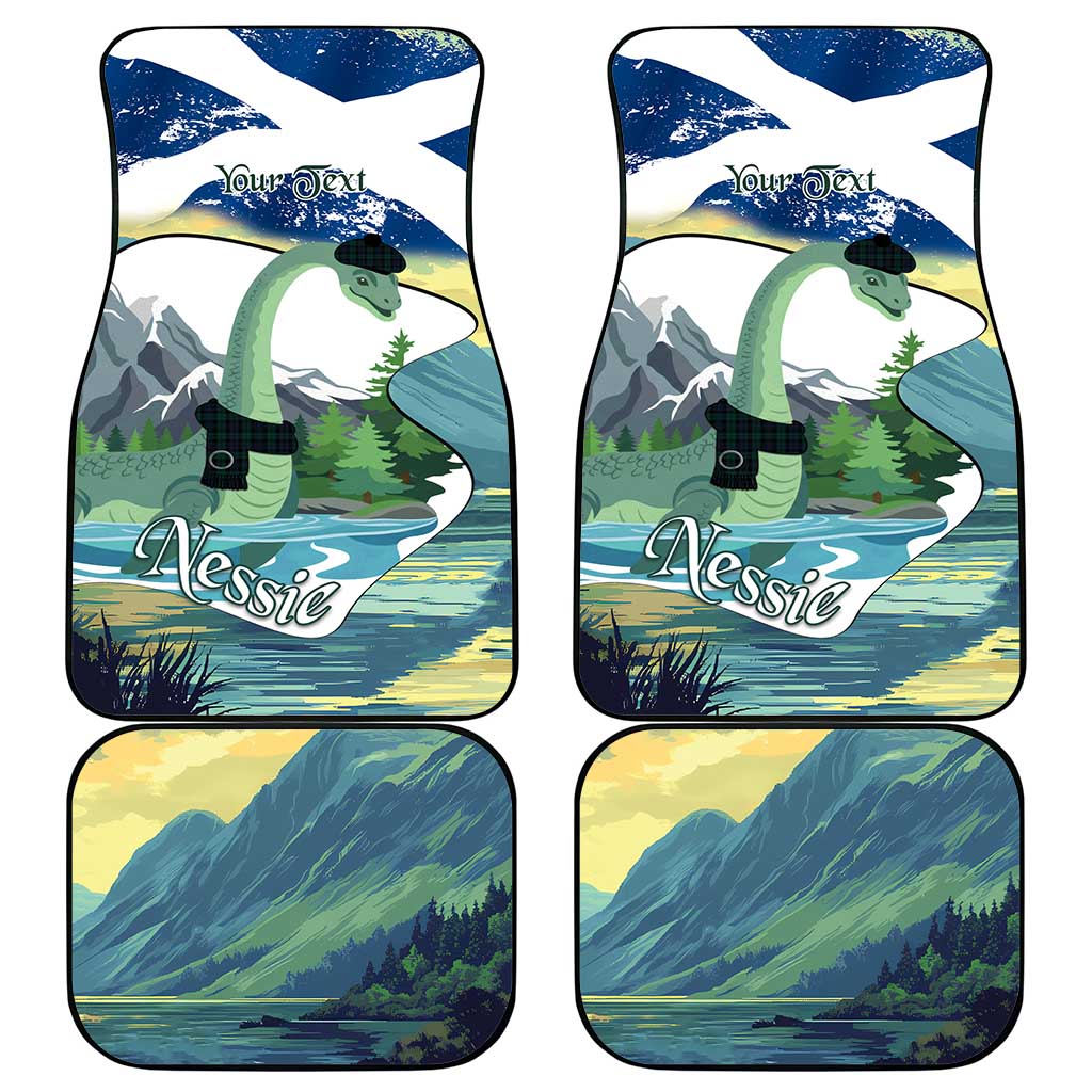 Personalised Nessie Scotland Car Mats Scottish Folklore Loch Ness Monster
