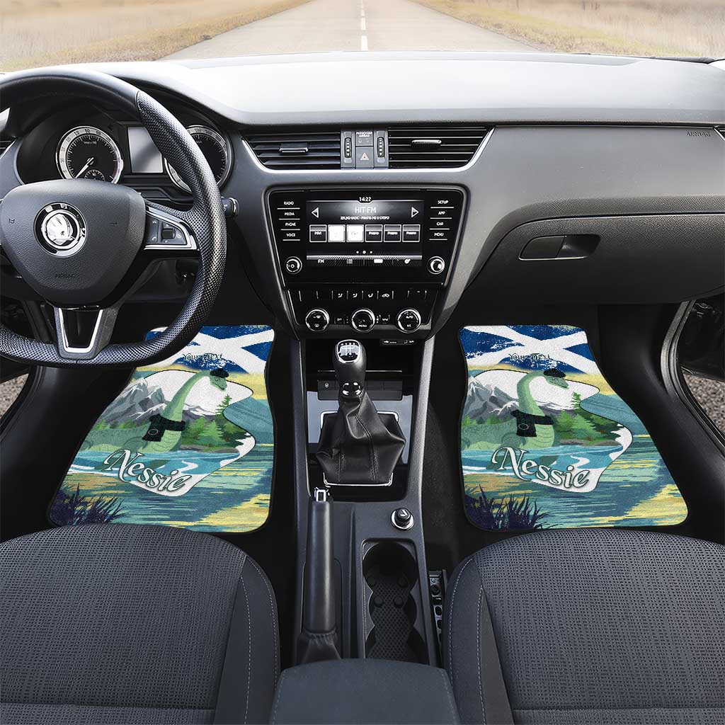 Personalised Nessie Scotland Car Mats Scottish Folklore Loch Ness Monster