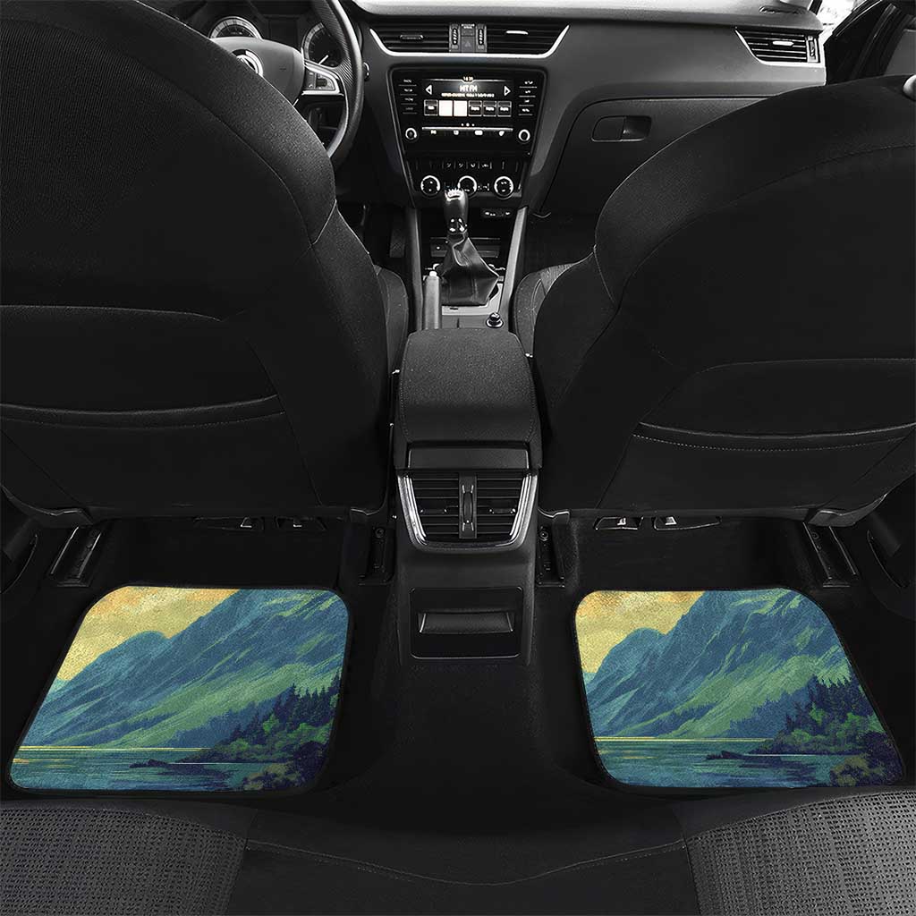 Personalised Nessie Scotland Car Mats Scottish Folklore Loch Ness Monster
