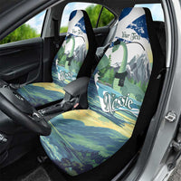 Personalised Nessie Scotland Car Seat Cover Scottish Folklore Loch Ness Monster