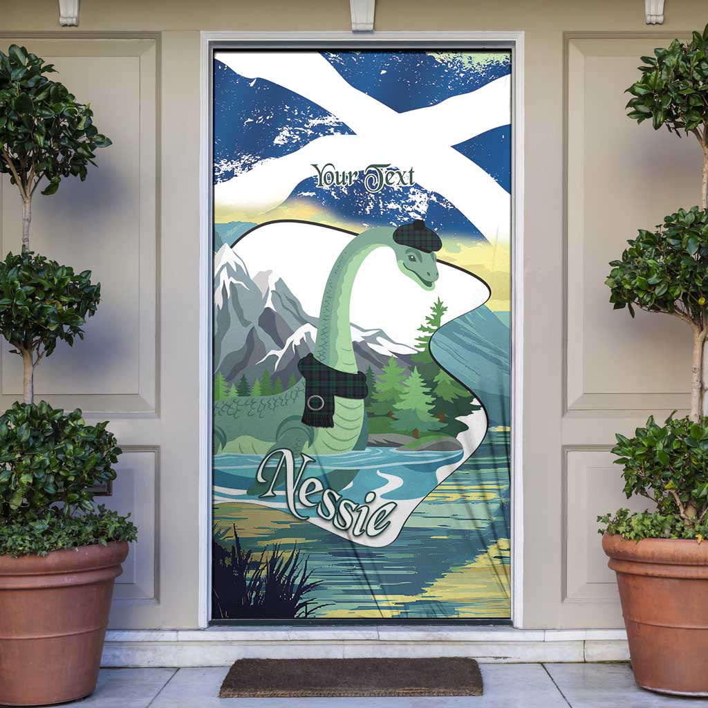 Personalised Nessie Scotland Door Cover Scottish Folklore Loch Ness Monster