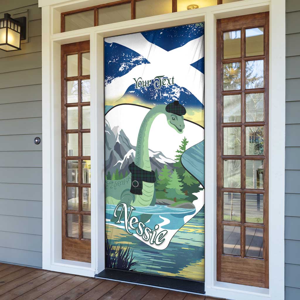Personalised Nessie Scotland Door Cover Scottish Folklore Loch Ness Monster
