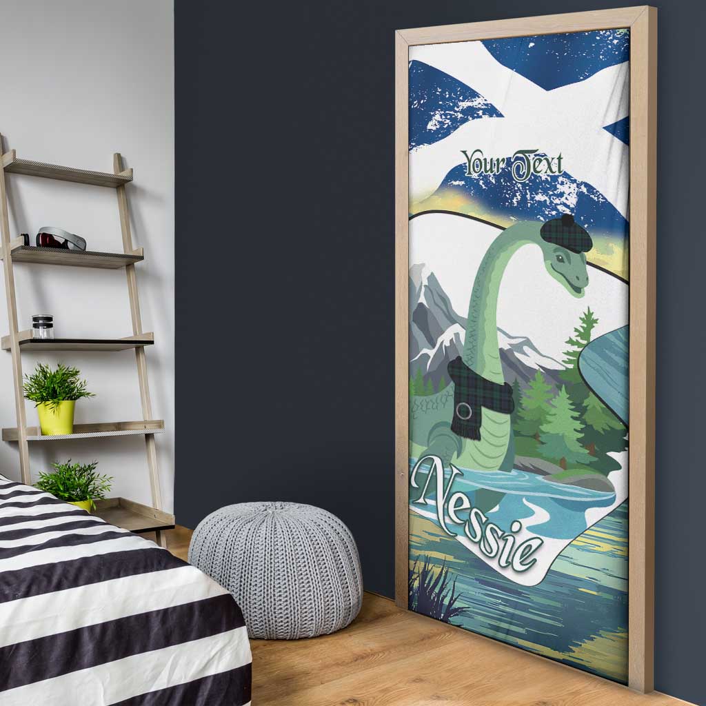 Personalised Nessie Scotland Door Cover Scottish Folklore Loch Ness Monster