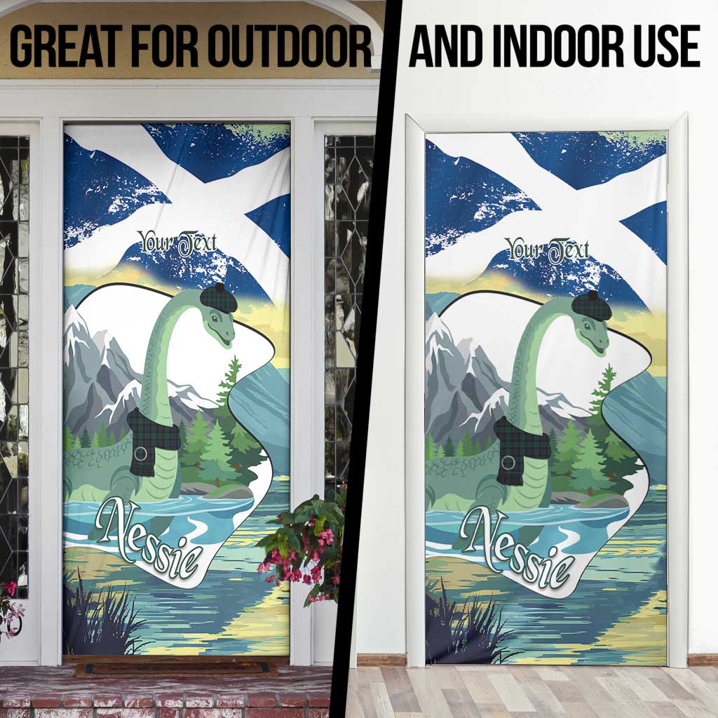 Personalised Nessie Scotland Door Cover Scottish Folklore Loch Ness Monster