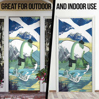 Personalised Nessie Scotland Door Cover Scottish Folklore Loch Ness Monster