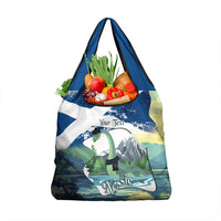 Personalised Nessie Scotland Grocery Bag Scottish Folklore Loch Ness Monster