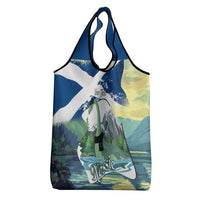 Personalised Nessie Scotland Grocery Bag Scottish Folklore Loch Ness Monster