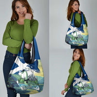 Personalised Nessie Scotland Grocery Bag Scottish Folklore Loch Ness Monster