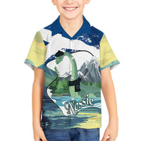 Personalised Nessie Scotland Hawaiian Shirt Scottish Folklore Loch Ness Monster