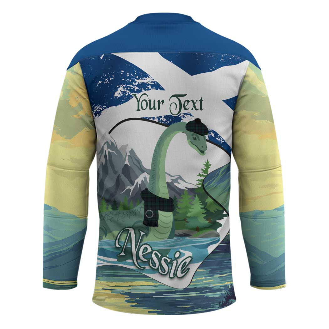 Personalised Nessie Scotland Hockey Jersey Scottish Folklore Loch Ness Monster