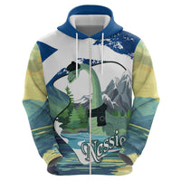 Personalised Nessie Scotland Hoodie Scottish Folklore Loch Ness Monster
