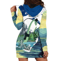 Personalised Nessie Scotland Hoodie Dress Scottish Folklore Loch Ness Monster