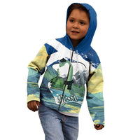 Personalised Nessie Scotland Kid Hoodie Scottish Folklore Loch Ness Monster