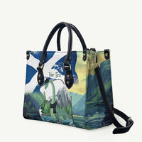 Personalised Nessie Scotland Leather Bag Scottish Folklore Loch Ness Monster