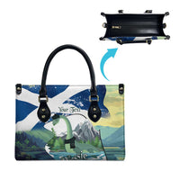 Personalised Nessie Scotland Leather Bag Scottish Folklore Loch Ness Monster