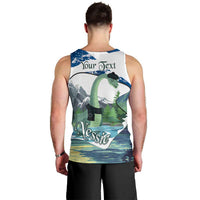 Personalised Nessie Scotland Men Tank Top Scottish Folklore Loch Ness Monster