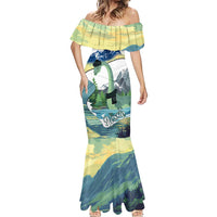 Personalised Nessie Scotland Mermaid Dress Scottish Folklore Loch Ness Monster