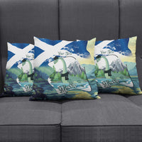 Personalised Nessie Scotland Pillow Cover Scottish Folklore Loch Ness Monster
