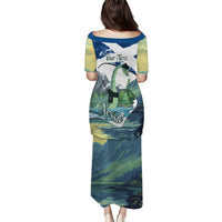 Personalised Nessie Scotland Puletasi Scottish Folklore Loch Ness Monster