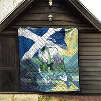 Personalised Nessie Scotland Quilt Scottish Folklore Loch Ness Monster