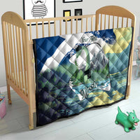 Personalised Nessie Scotland Quilt Scottish Folklore Loch Ness Monster