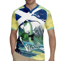 Personalised Nessie Scotland Rugby Jersey Scottish Folklore Loch Ness Monster