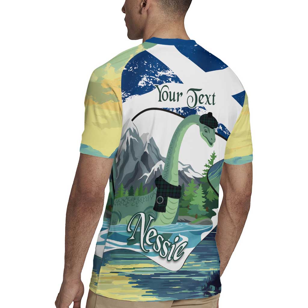 Personalised Nessie Scotland Rugby Jersey Scottish Folklore Loch Ness Monster