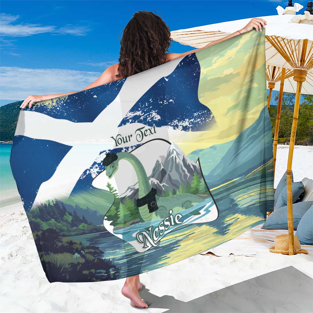 Personalised Nessie Scotland Sarong Scottish Folklore Loch Ness Monster