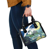 Personalised Nessie Scotland Shoulder Handbag Scottish Folklore Loch Ness Monster