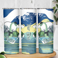 Personalised Nessie Scotland Skinny Tumbler Scottish Folklore Loch Ness Monster