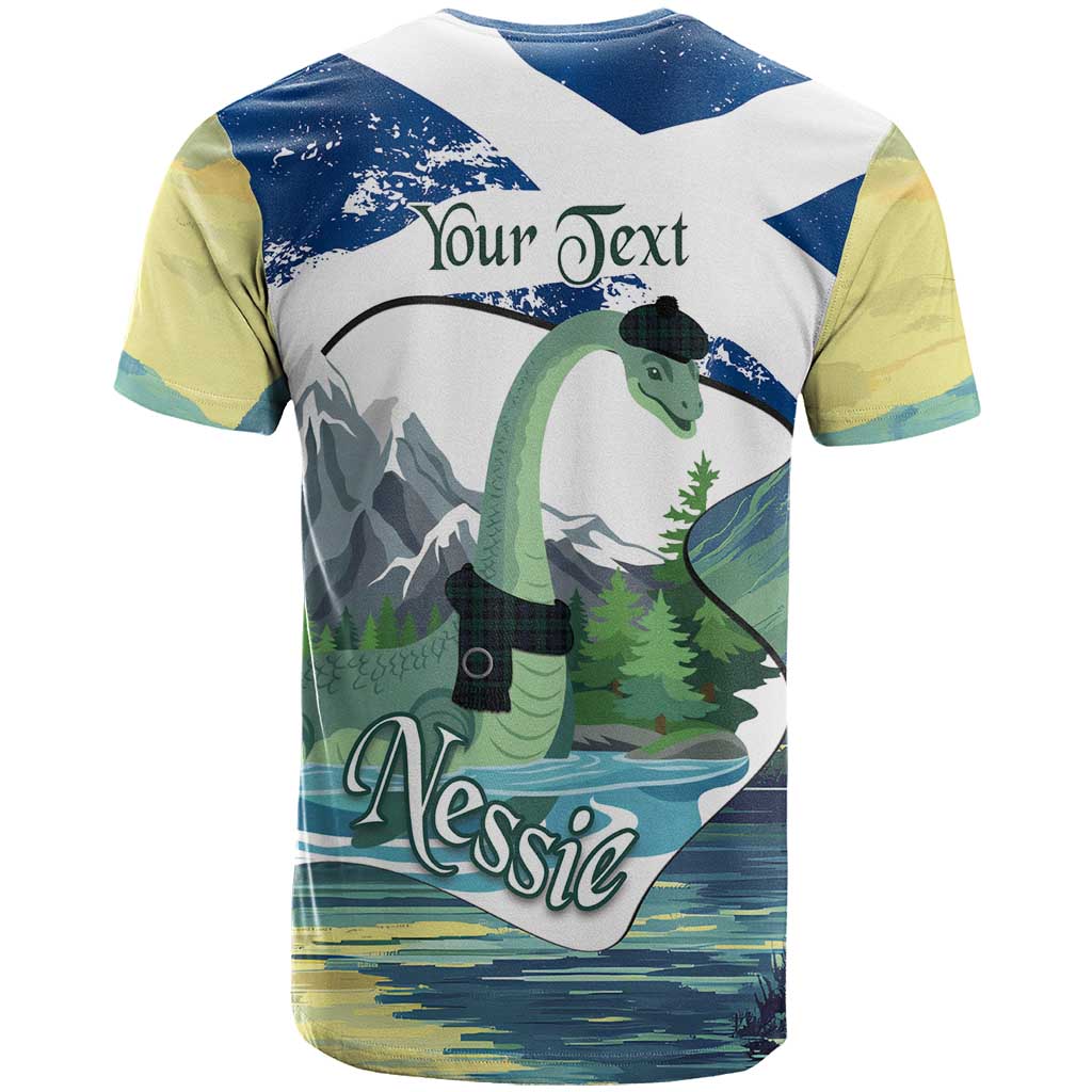 Personalised Nessie Scotland T Shirt Scottish Folklore Loch Ness Monster