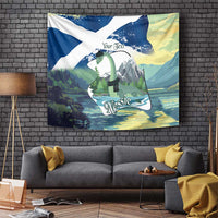 Personalised Nessie Scotland Tapestry Scottish Folklore Loch Ness Monster