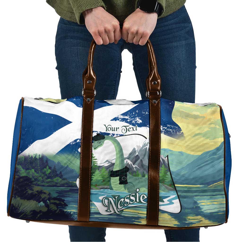 Personalised Nessie Scotland Travel Bag Scottish Folklore Loch Ness Monster