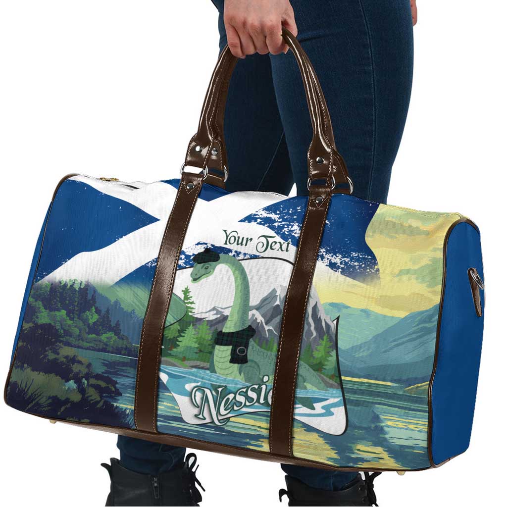 Personalised Nessie Scotland Travel Bag Scottish Folklore Loch Ness Monster