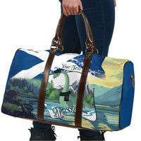 Personalised Nessie Scotland Travel Bag Scottish Folklore Loch Ness Monster