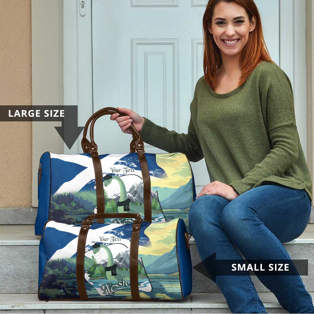 Personalised Nessie Scotland Travel Bag Scottish Folklore Loch Ness Monster
