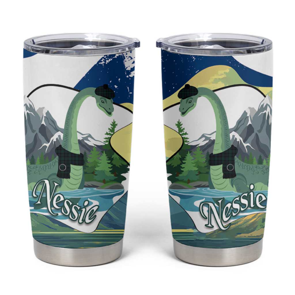 Personalised Nessie Scotland Tumbler Cup Scottish Folklore Loch Ness Monster