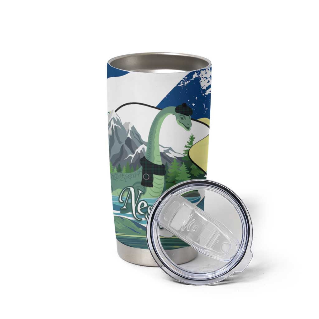 Personalised Nessie Scotland Tumbler Cup Scottish Folklore Loch Ness Monster