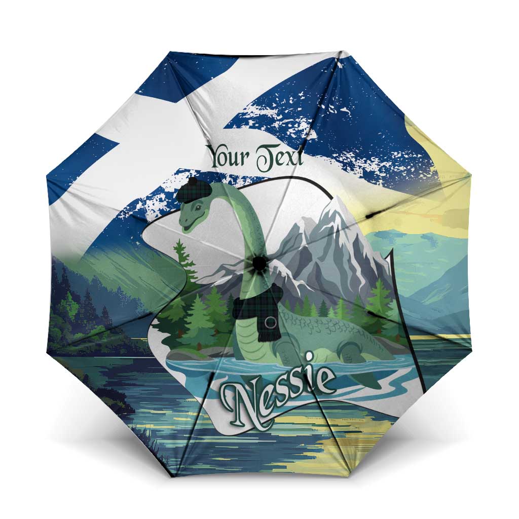 Personalised Nessie Scotland Umbrella Scottish Folklore Loch Ness Monster