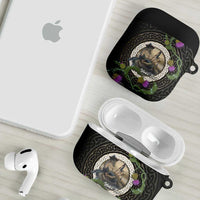 Personalised Loch Ness Monster Scotland AirPods Case Nessie Bagpipe Scottish Thistle Celtic Knot