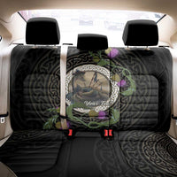 Personalised Loch Ness Monster Scotland Back Car Seat Cover Nessie Bagpipe Scottish Thistle Celtic Knot