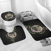 Personalised Loch Ness Monster Scotland Bathroom Set Nessie Bagpipe Scottish Thistle Celtic Knot