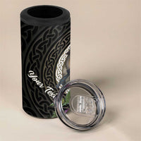 Personalised Loch Ness Monster Scotland 4 in 1 Can Cooler Tumbler Nessie Bagpipe Scottish Thistle Celtic Knot