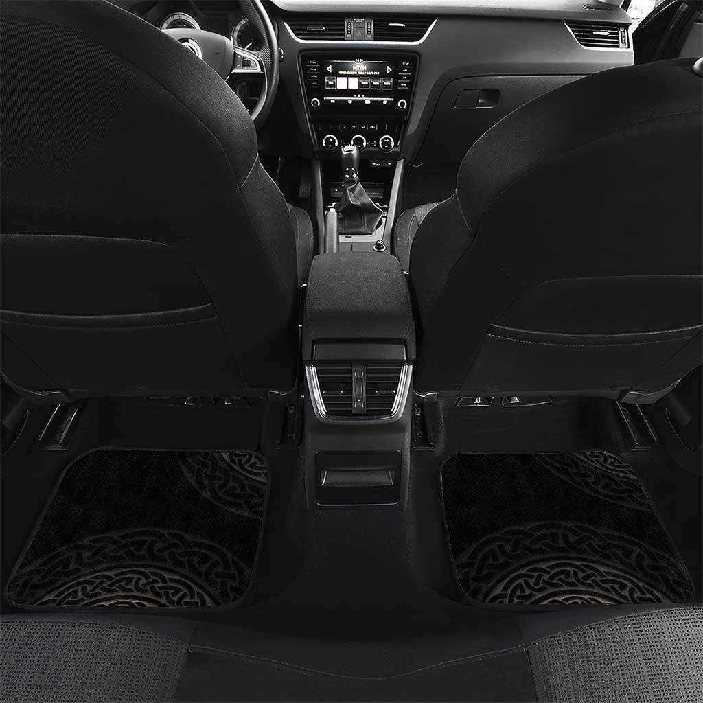 Personalised Loch Ness Monster Scotland Car Mats Nessie Bagpipe Scottish Thistle Celtic Knot