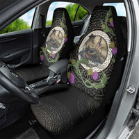 Personalised Loch Ness Monster Scotland Car Seat Cover Nessie Bagpipe Scottish Thistle Celtic Knot