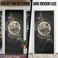Personalised Loch Ness Monster Scotland Door Cover Nessie Bagpipe Scottish Thistle Celtic Knot