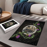Personalised Loch Ness Monster Scotland Puzzle Nessie Bagpipe Scottish Thistle Celtic Knot