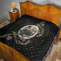 Personalised Loch Ness Monster Scotland Quilt Nessie Bagpipe Scottish Thistle Celtic Knot