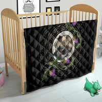 Personalised Loch Ness Monster Scotland Quilt Nessie Bagpipe Scottish Thistle Celtic Knot